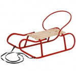 Vodar RoGer Sledge Wooden / metal with back 90x37x23cm