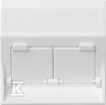 Kontakt Simon 50000086-030 PLN.CONN. DĖL ADA.MD Baltas VALYMO