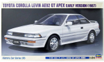 Hasegawa Toyota Corolla Levin AE92 GT Apex 1/24 plastikinis modelis