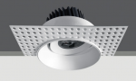 6,5W LED užglaistomas pakreipiamas &scaron;viestuvas, baltas, 3000K, 11107BT/W/W