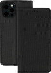 Telone Smart Book MAGNET dėklas skirtas Apple iPhone 12 Pro MAX juodos spalvos