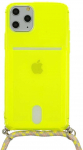 Topt STRAP Fluo dėklas skirtas Apple iPhone 7 Plus/8 Plus Lime