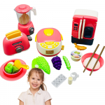 Lean Toys LeanToys Rinkinys Kuchenny Gotowanie &Scaron;aldytuvas Sulčiaspaudė Skrudintuvas Priedai Kuchenne