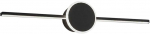 Toolight LED sieninis &scaron;viestuvas 80CM APP850-1W ROUND Juodas