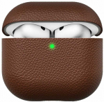 CULTURE &bdquo;KeyBudz Artisan&ldquo; serijos odinis dėklas &ndash; apsauginis odinis dėklas, skirtas &bdquo;AirPods&ldquo; 4 gen.