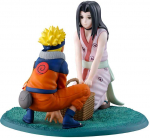 Banpresto Naruto The Land of Waves Naruto Uzumaki & Haku Ichibansho figure 10cm