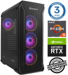 Stacionarus kompiuteris INTOP Ryzen 5 5500 16GB 1TB SSD M.2 NVME RTX5060Ti 16GB no-OS (RW44188NS)