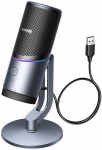 Ugreen CM769 Desktop Microphone su USB-A, RGB LED - sidabro spalvos