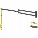 Barkan EV160WM ścienny wysięgnik do kabla ładowarki samochodowej EV 160cm podw&oacute;jne ramię