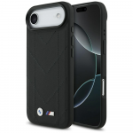 Dėklas BMW M Quilted Logo MagSafe skirtas Apple iPhone 17 Air juodos spalvos