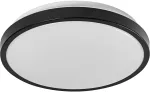 Lubinis &scaron;viestuvas 16W LED plafonas ORBIS LONDON, juodas, 3000K