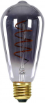 E27 6W 2200K 3S Dimm Spiral Smoke