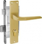 Kurzemes Įleidžiama spyna ZV-45 406C-DIKOO/F3 žalvarinė, be mechanizmo, 72 mm