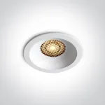 14W LED įleidžiamas &scaron;viestuvas, baltas, 3000/3500/4000K, su filtru nuo akinimo, 10114DH/W/V