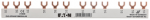 Eaton 215658 Jungiamasis bėgelis 3P 63A 10mm2 kastuvas (12 mod.+HI) EVG-3PHAS/12modul/HI 215658