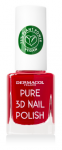Dermacol Pure 3D 04 Poppy Raudona Nagų lakas 11 ml