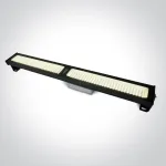 150W LED linijinis pramoninis &scaron;viestuvas, juodas, 4000K, IP65, 63150L/C
