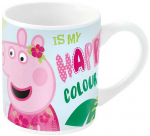 Peppa Pig rožinis porcelianinis puodelis 235 ml (8 oz) dovanų dėžutėje