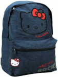 Džinsinis &bdquo;Hello Kitty&ldquo; mokyklinis krep&scaron;ys, 39 cm