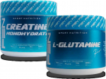 Fen Sport Nutrition FEN Creatine pure 300g + FEN L-Glutamine pure 300g.