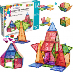 WOOPIE Magnetiniai Konstruktoriai Montessori 3D, 28 elementų