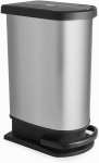 Paso &Scaron;iuk&scaron;liadėžė su pedalu 50L IML Metalik Carbon