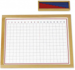 Dėlionė TimeTEX Sudėties lazdelių lentelė su mediniu rėmeliu "Montessori Premium" (TT94443)