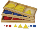Dėlionė TimeTEX Skrituliai, Trikampiai, Kvadratai "Montessori Premium" (TT94236)
