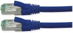 ROLINE RM Patchkabel Cat.6A S/FTP (PiMF), blau, 0,5 m