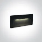 6W LED sieninis įleidžiamas fasado &scaron;viestuvas, juodas, 2200/2700/3000/4000K, IP65, 68068B/B/V