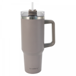 Inne Agd Termo puodelis ze słomką, pilka, 1100 ml, nerūdijantis plienas, klausberg, kb-7943