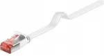 Goobay 94915, 1 m, Cat6, U/FTP (STP), RJ-45, RJ-45, Balta
