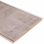 PVC dailylentė CEZAR 322, matinė, cemento sp., 2700 x 250 x 9 mm