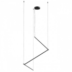 36W LED pakabinamas &scaron;viestuvas STICK, juodas, 3000K, dimeriuojamas, 01-2799