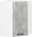 KabAnama kampinė virtuvės spintelė oliwia w 60/60cm h720, Baltas / betonas
