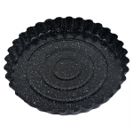 King Hoff KingHoff Forma do pieczenia tarty &Oslash;28 cm, stal węglowa, marmurkowa, juoda, KINGHOFF KH-1956
