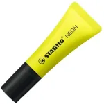 STABILO NEON, 1 vnt., Geltona, Kaltelio antgalis, Juoda, Geltona, Tūbelė, 2 mm