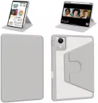 Dėklas na tablet 4kom.pl Dėklas OBROTOWE CLEAR do Lenovo Idea Tab 11'' ZAFR0378PL TB336FU TB336ZU 2025, pilka