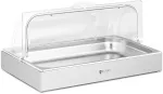 Bufeto vitrina su rolltop dangčiu GN 1/1 85 skaidri