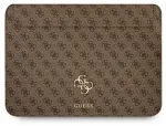 Guess PU 4G Metal Logo hněd&aacute;