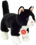 Teddy Hermann - Stovintis katinas juodai baltas 20 cm (918202)