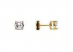 Kalace Minimalist auksinis-plated stones with clear crystal 110693J