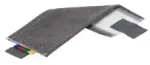 Prime Moppe UltraSpeed Pro Safety 40cm pilka sausa/&scaron;lapia grindims su grioveliais, 20 vnt./dėž.