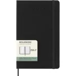 Moleskine savaitinis kalendorius 2026/27, 18M, L, 13x21cm, kietais vir&scaron;eliais, juodas (MS-9279790)