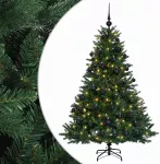 Dirbtinė kalėdinė eglutė su rutuliuku 150 cm 150 LED
