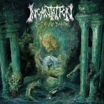 Orange Incantation - Sect Of Vile Divinities (Baltas With Evergreen, Mustard Geltona And Halloween Oranžinis Splatter) 1LP (vinilinė plok&scaron;telė)