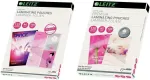 Leitz laminavimo vokeliai A4, 125 mikronų, 100 vnt. pakuotė, 33808 ir laminavimo vokeliai A5, 125 mikronų, auk&scaron;čiausios kokybės laminavimo vokeliai, 100 vnt. pakuotė, blizgūs, skaidrūs, supaprastintas įdėjimas naudojant Udt