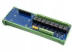 Modulis su 8 relėmis, skirtas Raspberry Pi, Din bėgelis