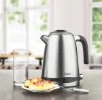 Zilan Skaitmeninis nerūdijančio plieno virdulys 1.7 litro apsauga nuo virimo be vandens Temperatūros reguliavimo funkcija &Scaron;ildymo funkcija 360&deg; besisukantis pagrindas 1850-2200w