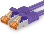 Cat.7 Ethernet tinklo kabelis 10 Gb/s Sftp Lszh, 10 vnt. violetinis